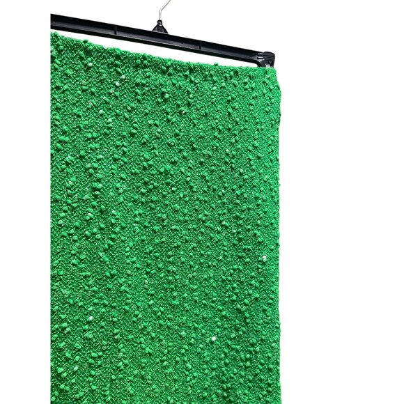 Voom by Joy Haan Y2K Sequins Stretch Skirt Green Size M Glam Club Festival Cute - Picture 8 of 12